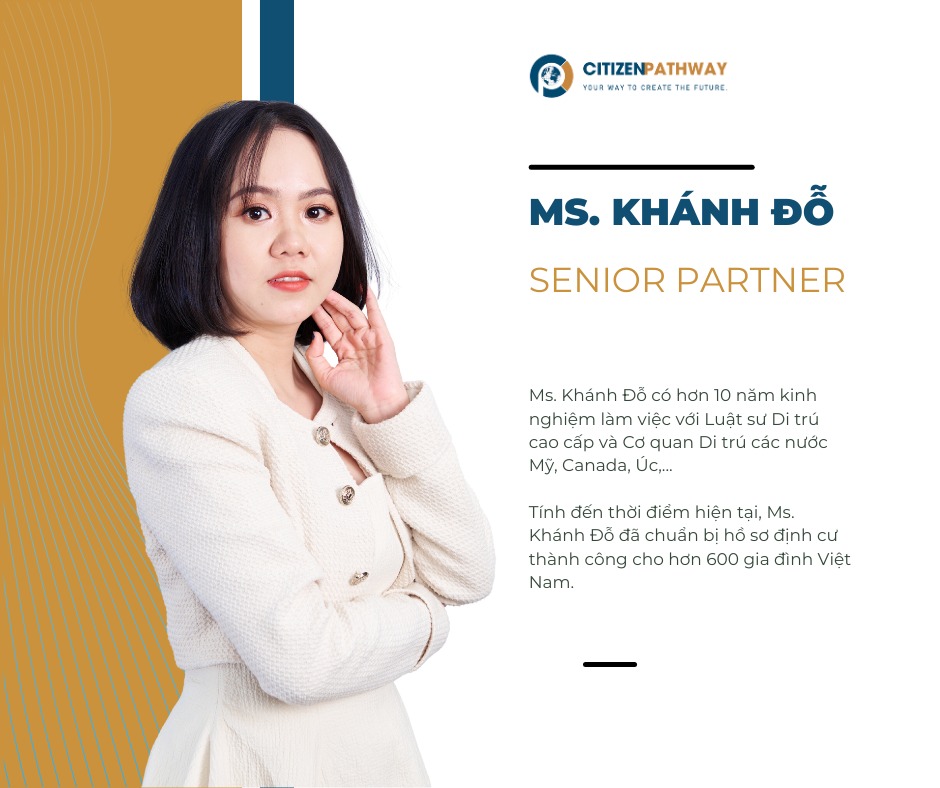 Chuyên viên xử lý hồ sơ: Ms. Bảo Khánh - Senior Partner