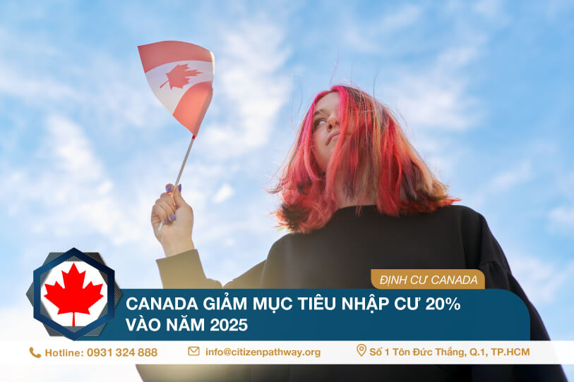 Canada giảm mục tiêu nhập cư 20% năm 2025