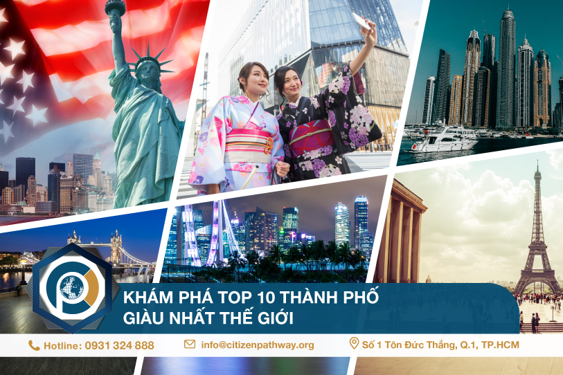 Khám phá Top 10 thành phố giàu nhất thế giới