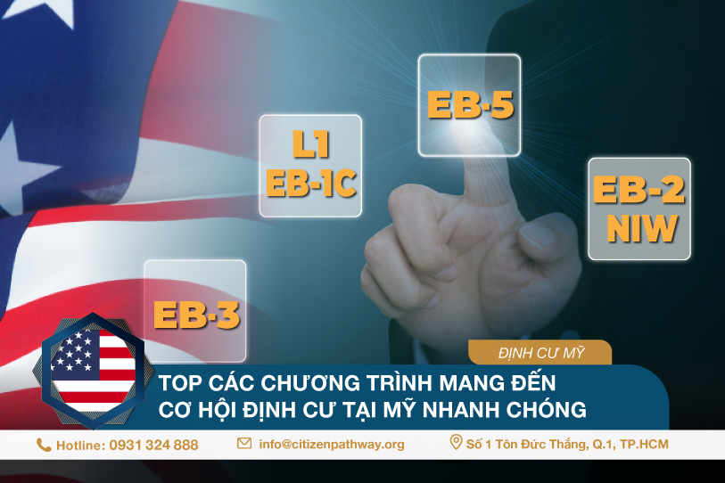 Top các chương trình mang đến cơ hội định cư tại Mỹ nhanh chóng