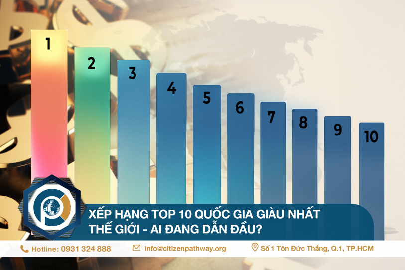 Xếp hạng Top 10 quốc gia giàu nhất thế giới - Ai đang dẫn đầu?