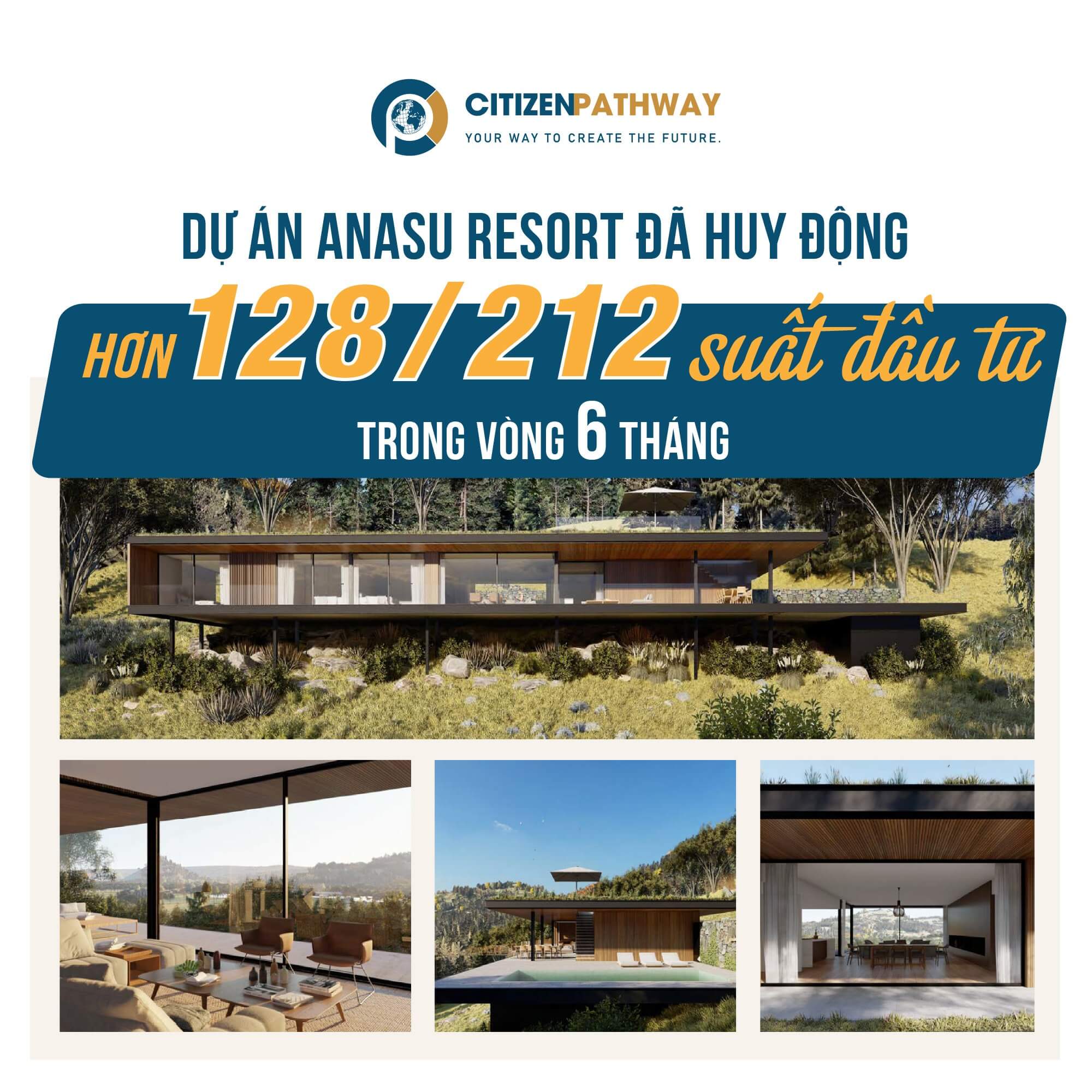 Anasu Resort đã huy động 128/212 suất đầu tư chỉ trong 6 tháng