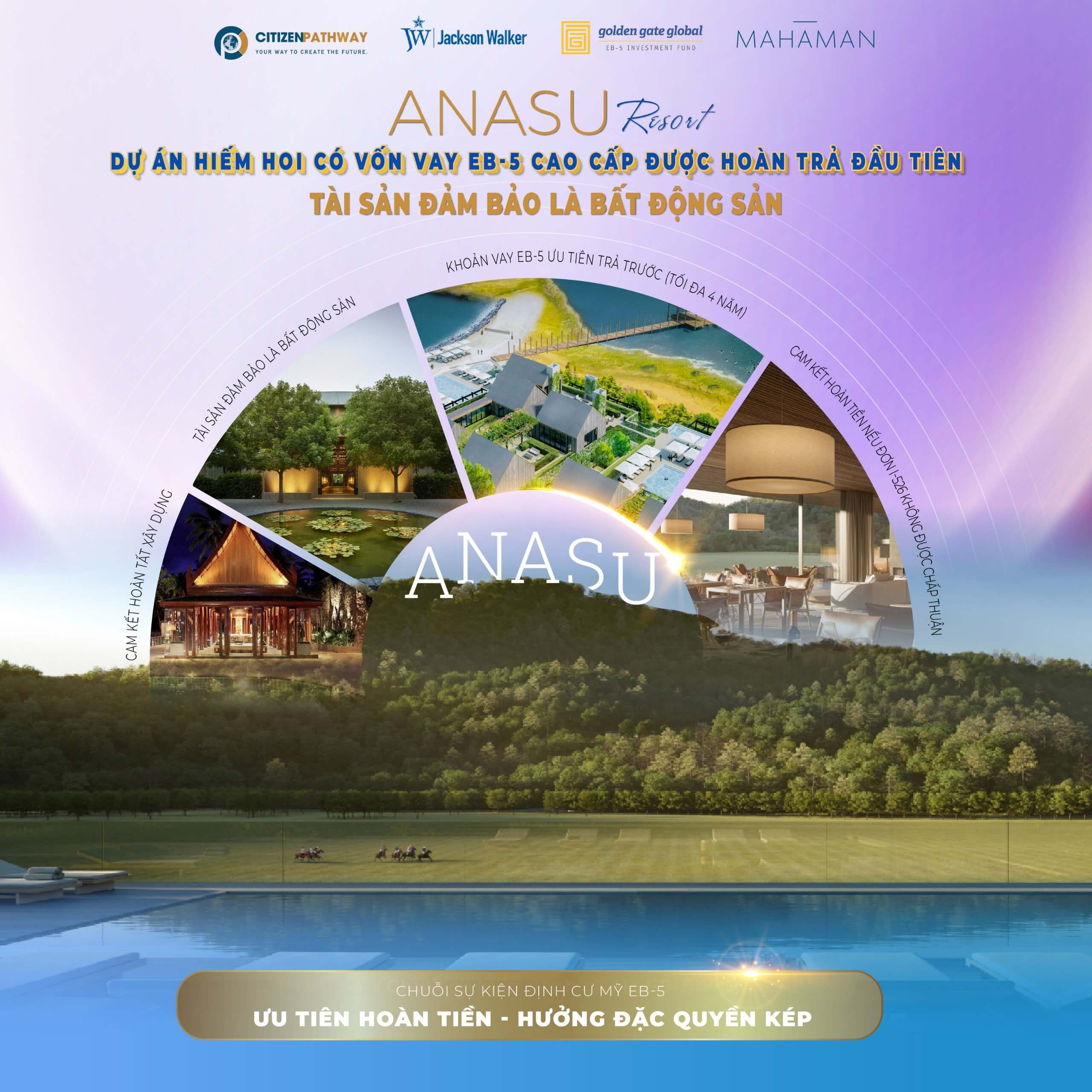 Anasu Resort: Dự án hiếm hoi có vốn vay EB-5 cao cấp