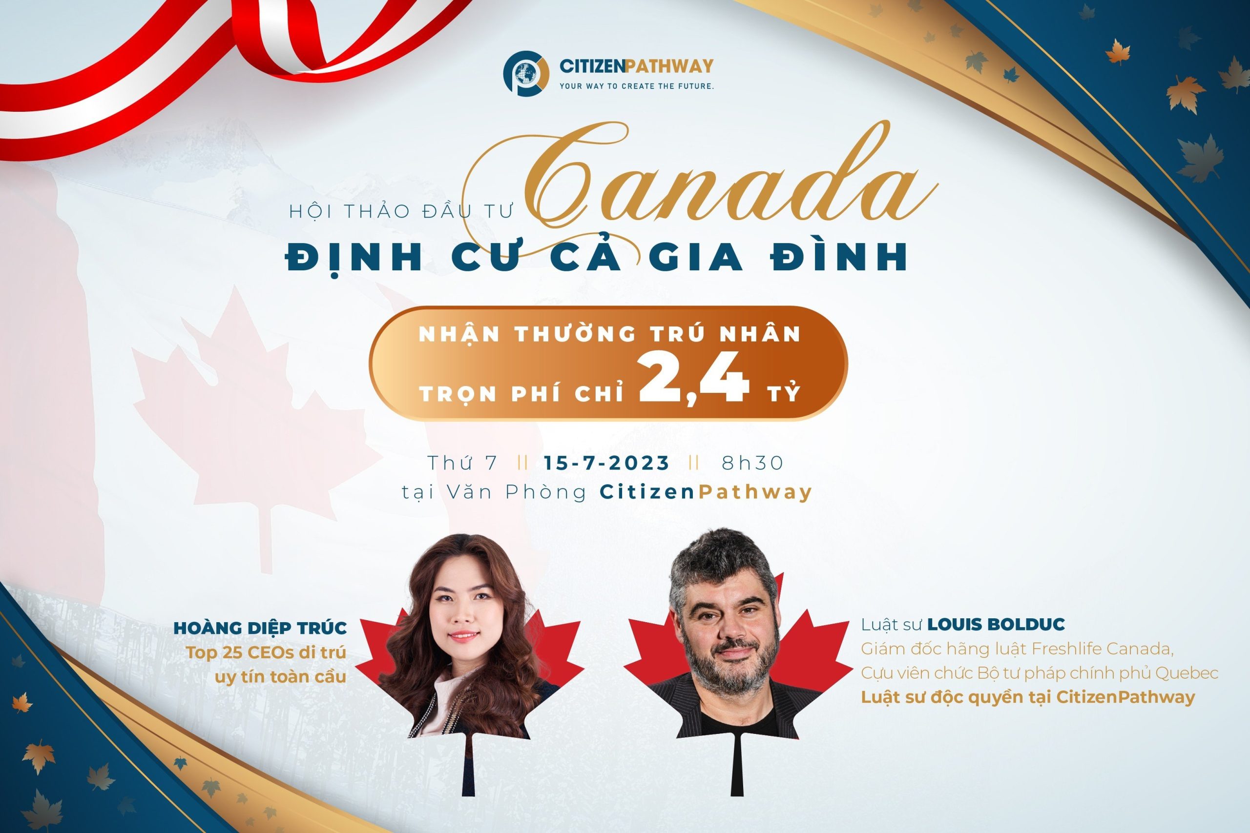 Hội thảo: Đầu tư Canada, định cư cả gia đình chỉ 2,4 tỷ đồng