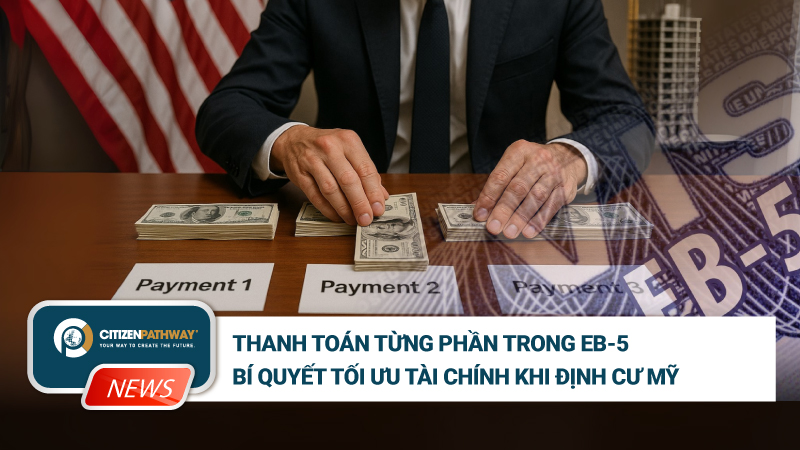 Thanh toán từng phần trong EB-5 – Bí quyết tối ưu tài chính khi định cư Mỹ