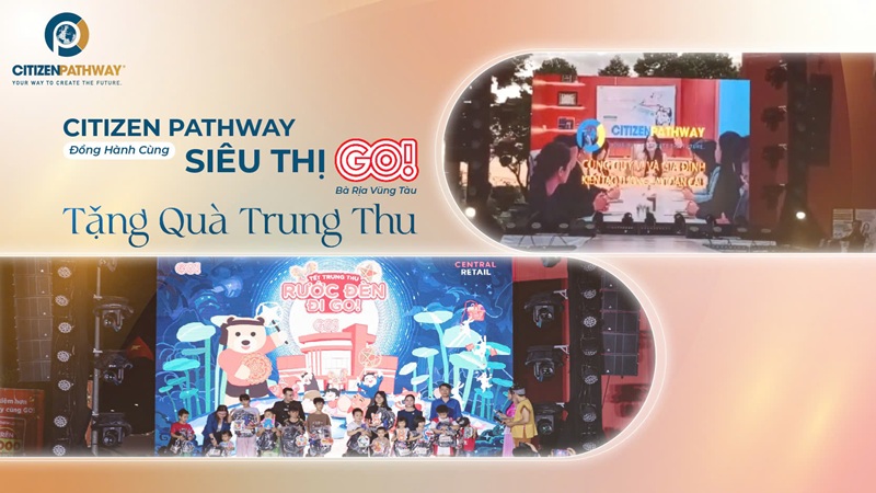Citizen Pathway đồng hành cùng siêu thị GO Bà Rịa – Vũng Tàu tặng quà trung thu 2025