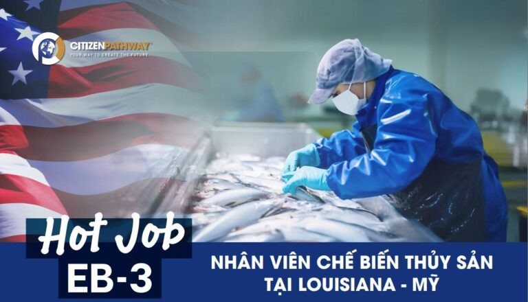 Nhân viên chế biến thủy sản tại Louisiana – Mỹ