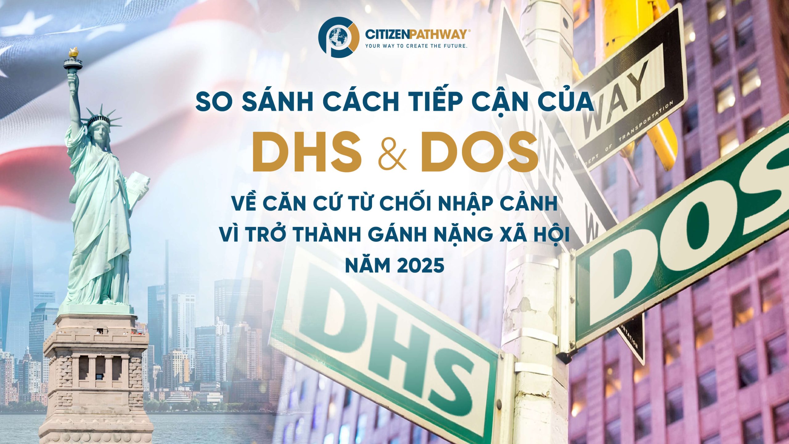 So sánh cách tiếp cận gánh nặng xã hội của DHS và DOS năm 2025