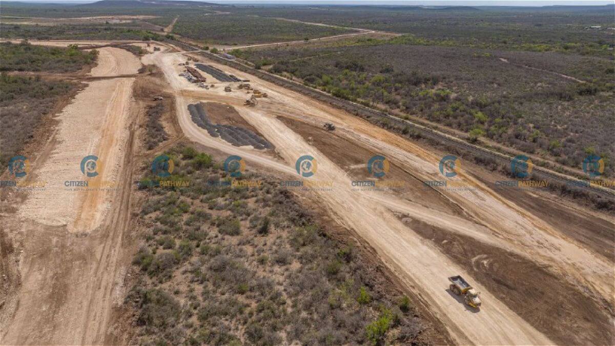 hạ tầng đường sắt triển khai xây dựng trên diện tích 482 mẫu Anh