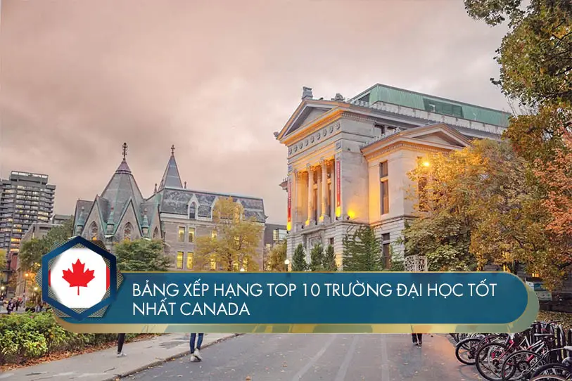 TOP 10 trường đại học tốt nhất Canada được đánh giá tốt nhất 2023