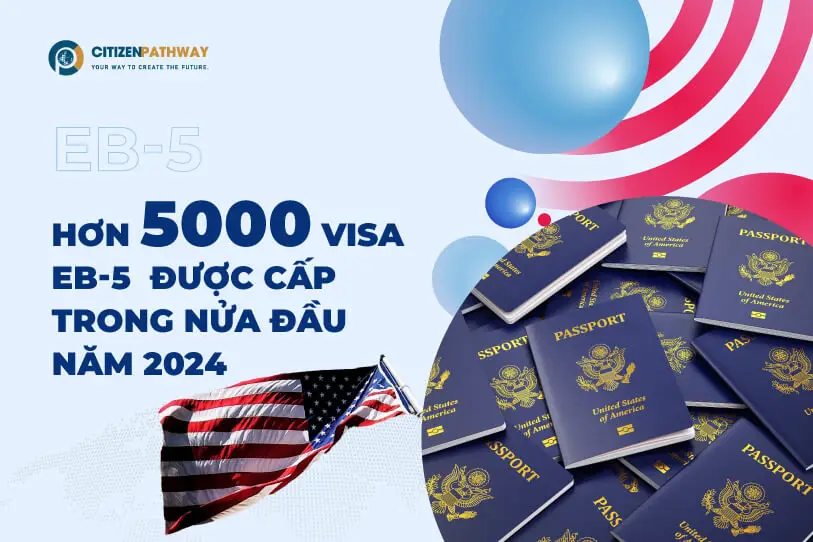 Hơn 5000 visa EB-5 được cấp trong nửa đầu năm tài chính 2024