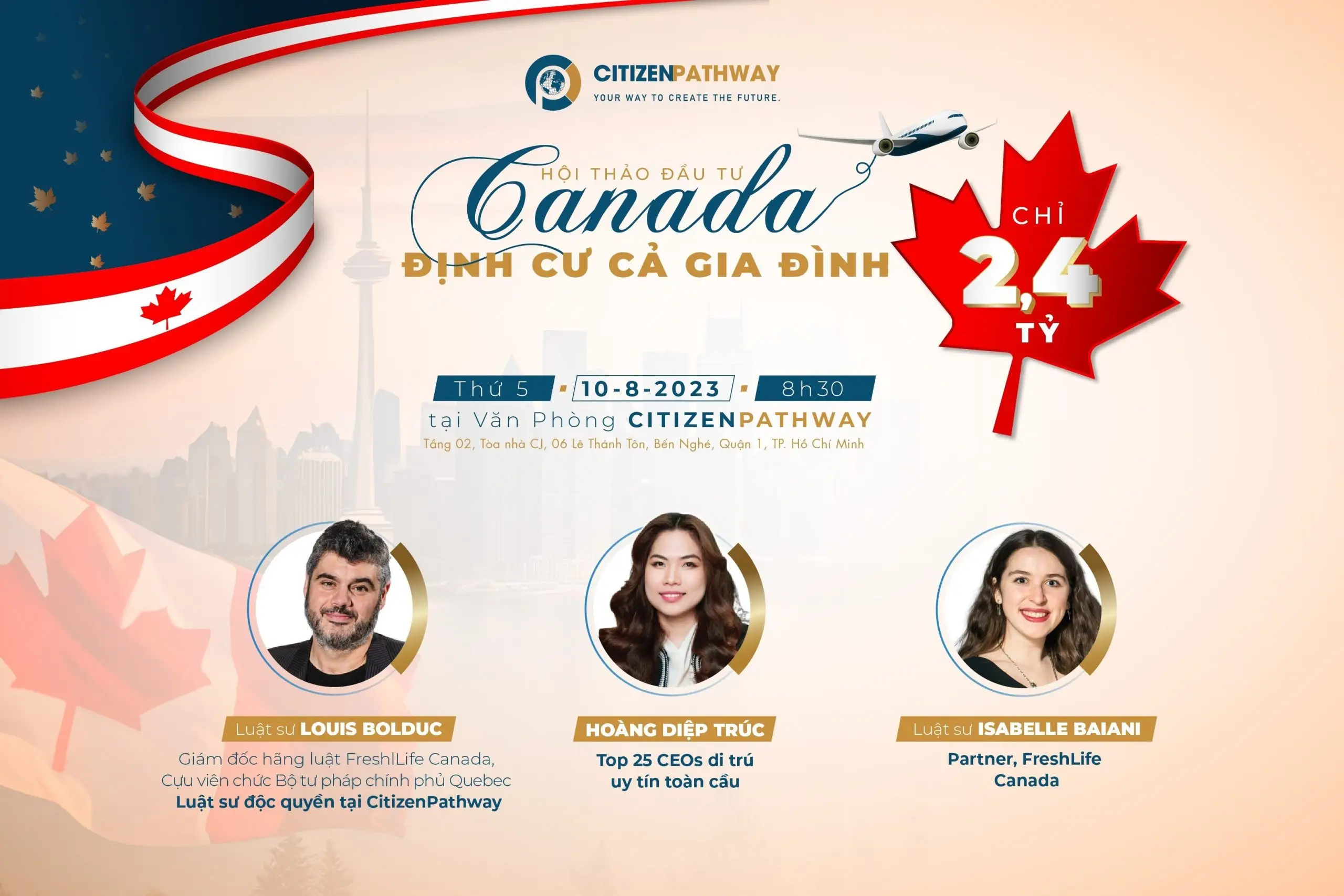 Hội thảo Đầu tư Canada, định cư cả gia đình chỉ 2,4 tỷ đồng