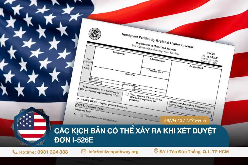 Các kịch bản có thể xảy ra khi xét duyệt đơn I-526E