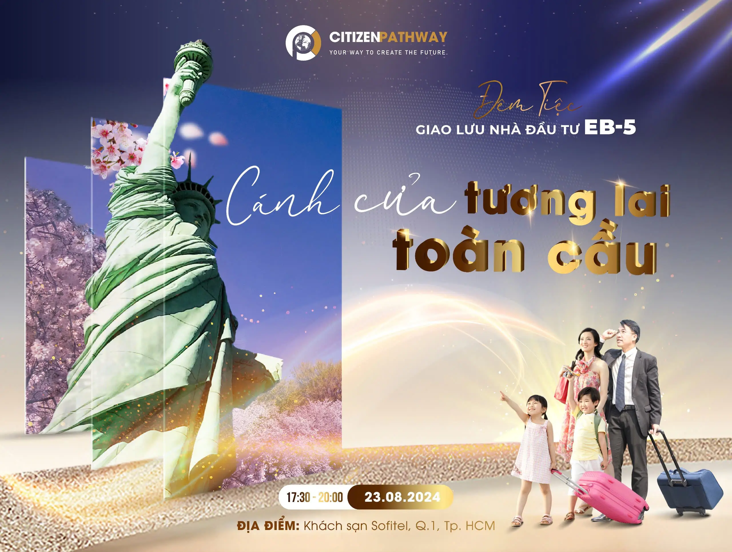 ĐÊM TIỆC NHÀ ĐẦU TƯ EB-5  – CÁNH CỬA TƯƠNG LAI TOÀN CẦU