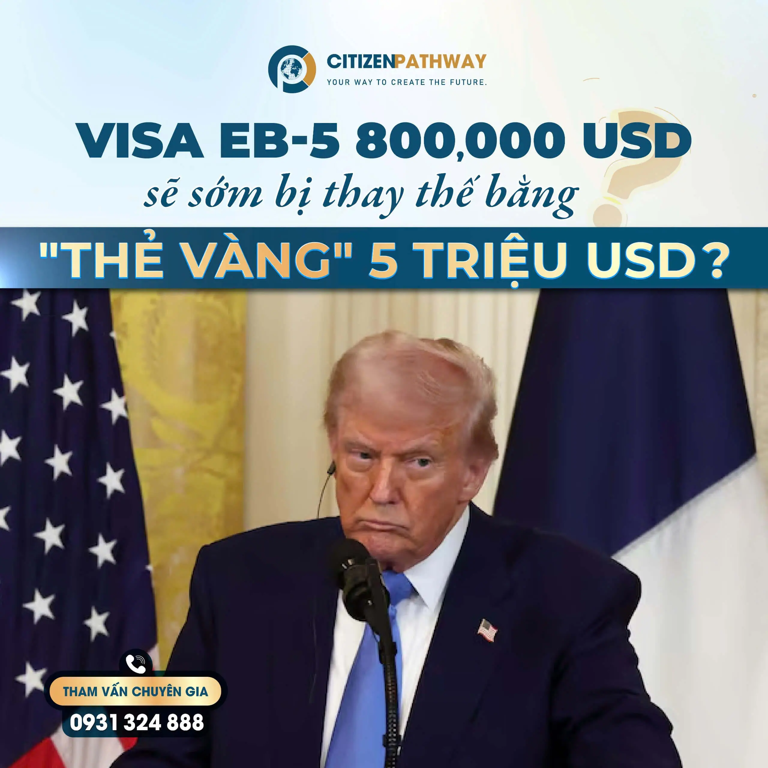 Trump công bố chương trình “Gold Card” thay thế EB-5, thực tế hay chiến lược chính trị?
