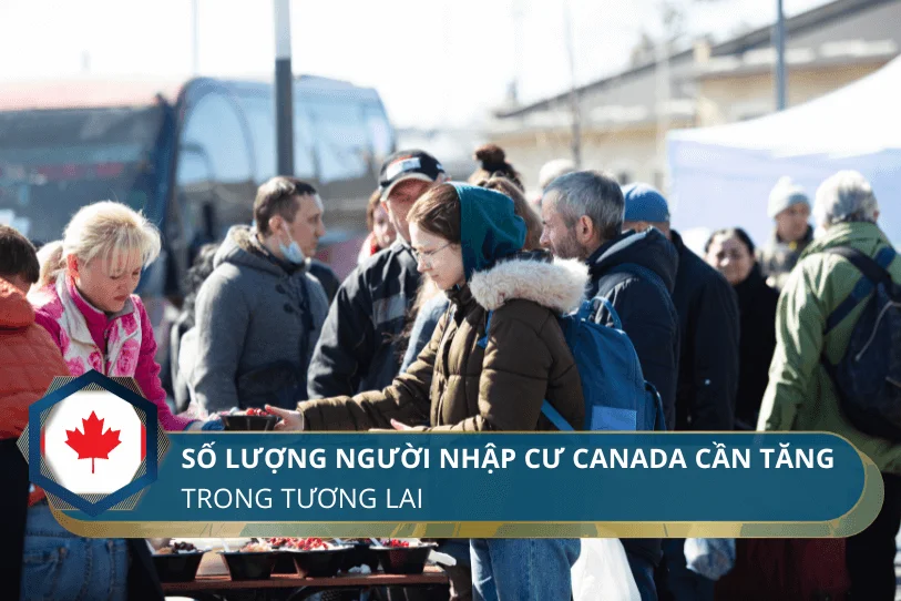 Số lượng người nhập cư Canada cần tăng trong tương lai