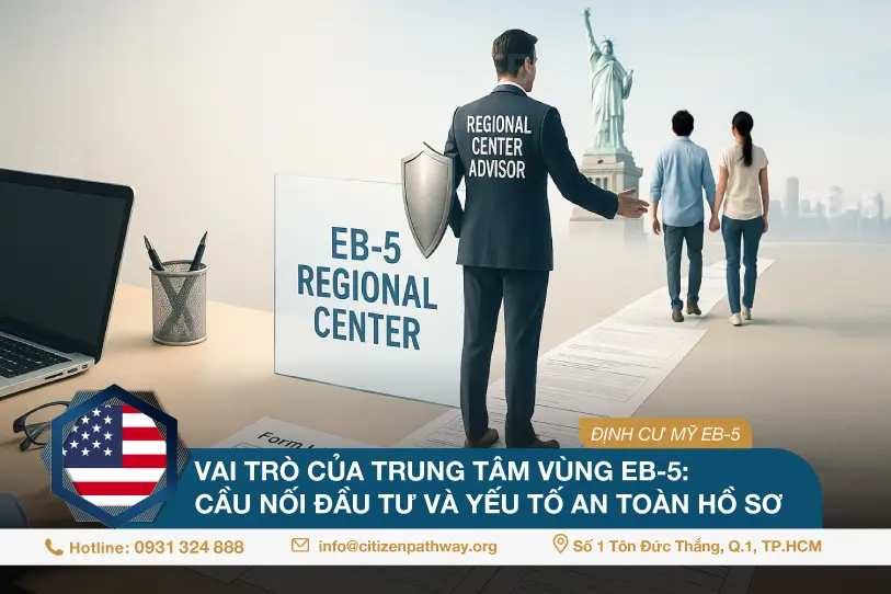 Vai trò của trung tâm vùng EB-5: Cầu nối đầu tư và yếu tố an toàn hồ sơ