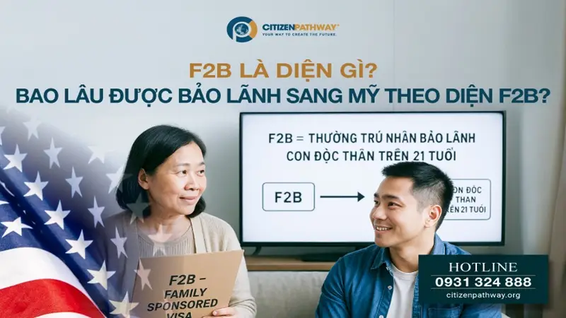F2B là diện gì? Bao lâu được bảo lãnh sang Mỹ theo diện F2B?