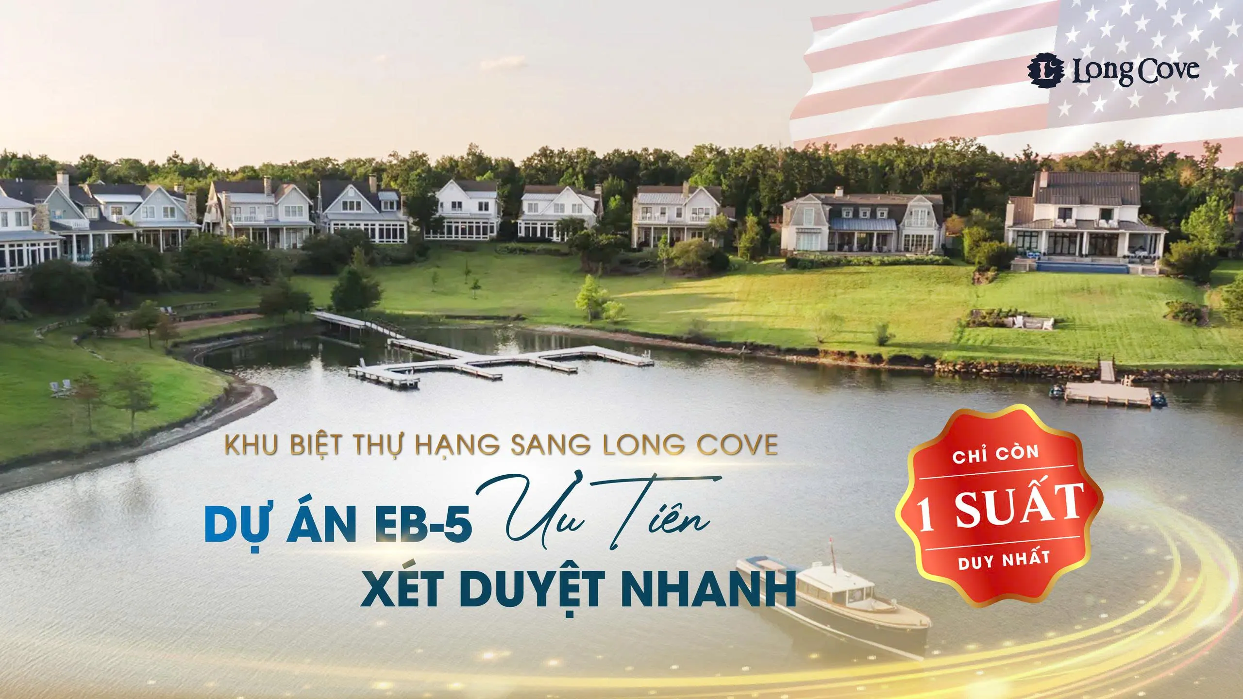 Khu biệt thự nghỉ dưỡng hạng sang & CLB Golf Long Cove Dallas