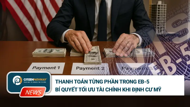 Thanh toán từng phần trong EB-5 – Bí quyết tối ưu tài chính khi định cư Mỹ