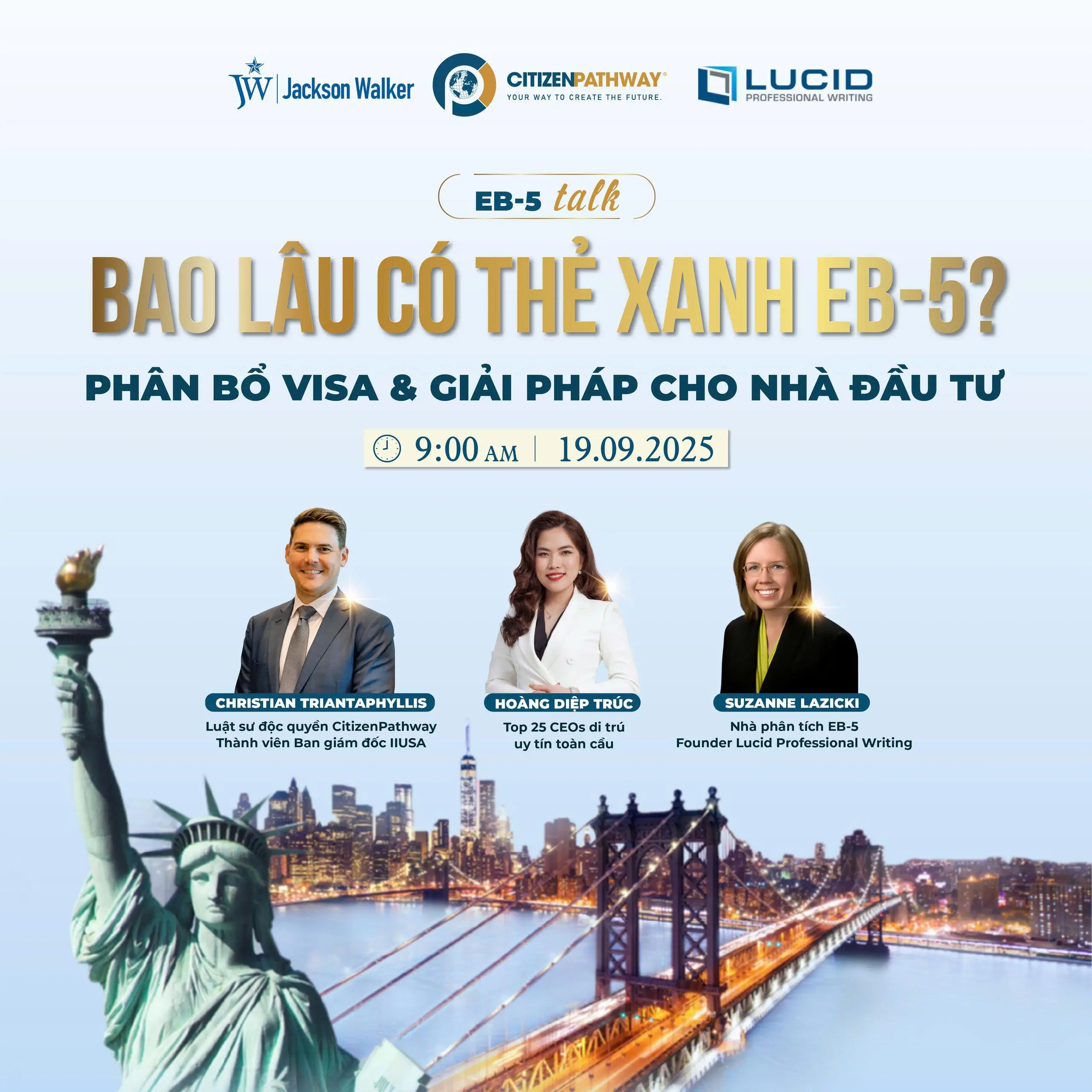 Bao lâu có thẻ xanh EB-5? Phân bổ visa & Giải pháp cho nhà đầu tư
