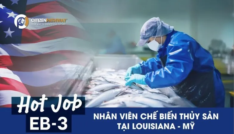 Nhân viên chế biến thủy sản