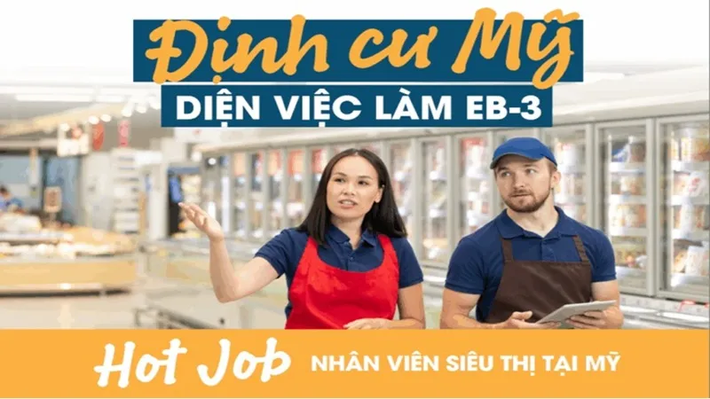 Nhân viên siêu thị tại Mỹ