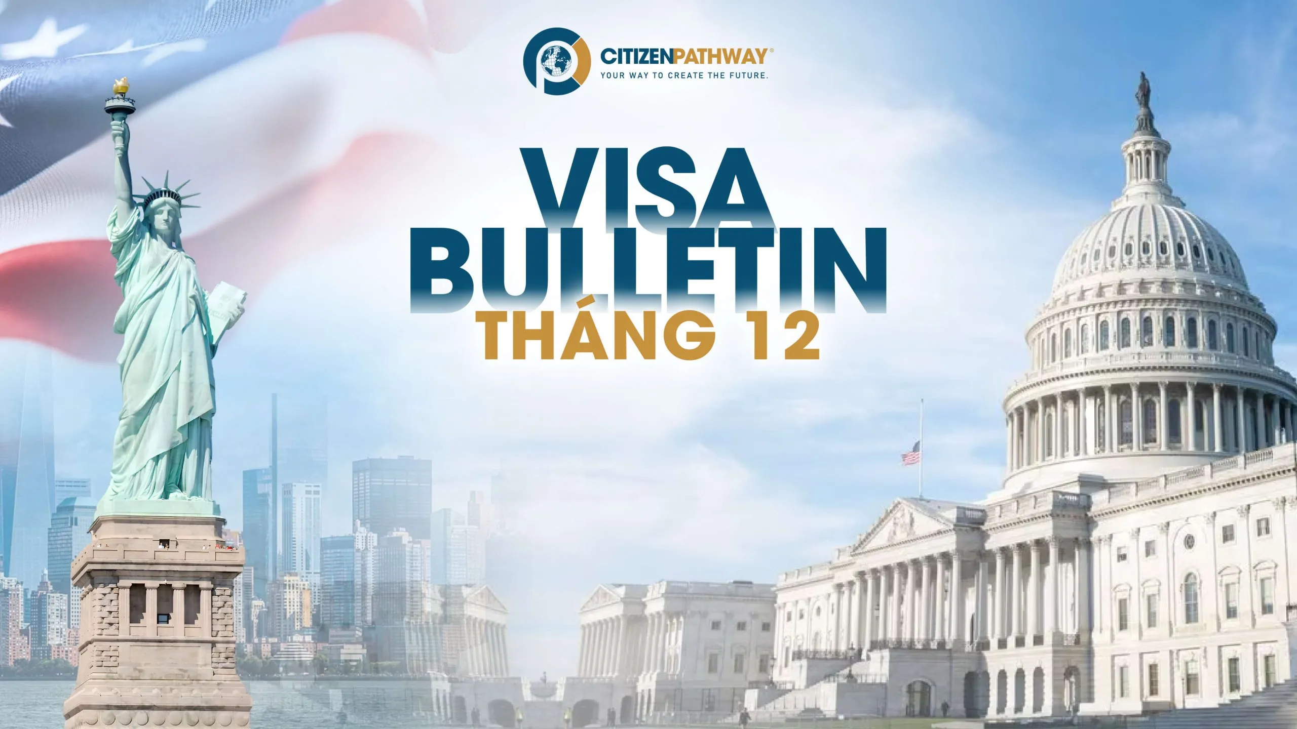 Cập nhật Visa Bulletin 12/2025: EB-2, EB-3 tiến triển, EB-5 Việt Nam giữ Current