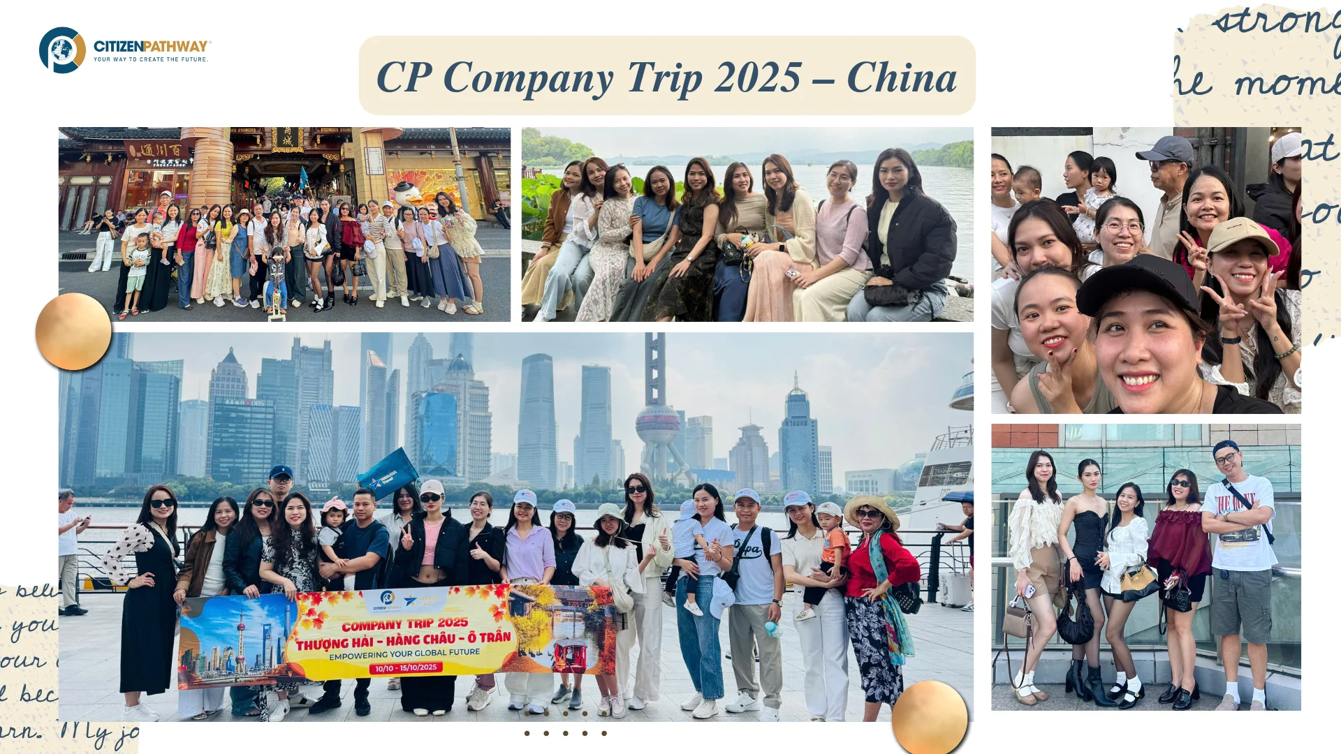 CP Company Trip 2025 – Hành trình rực rỡ tại Trung Quốc