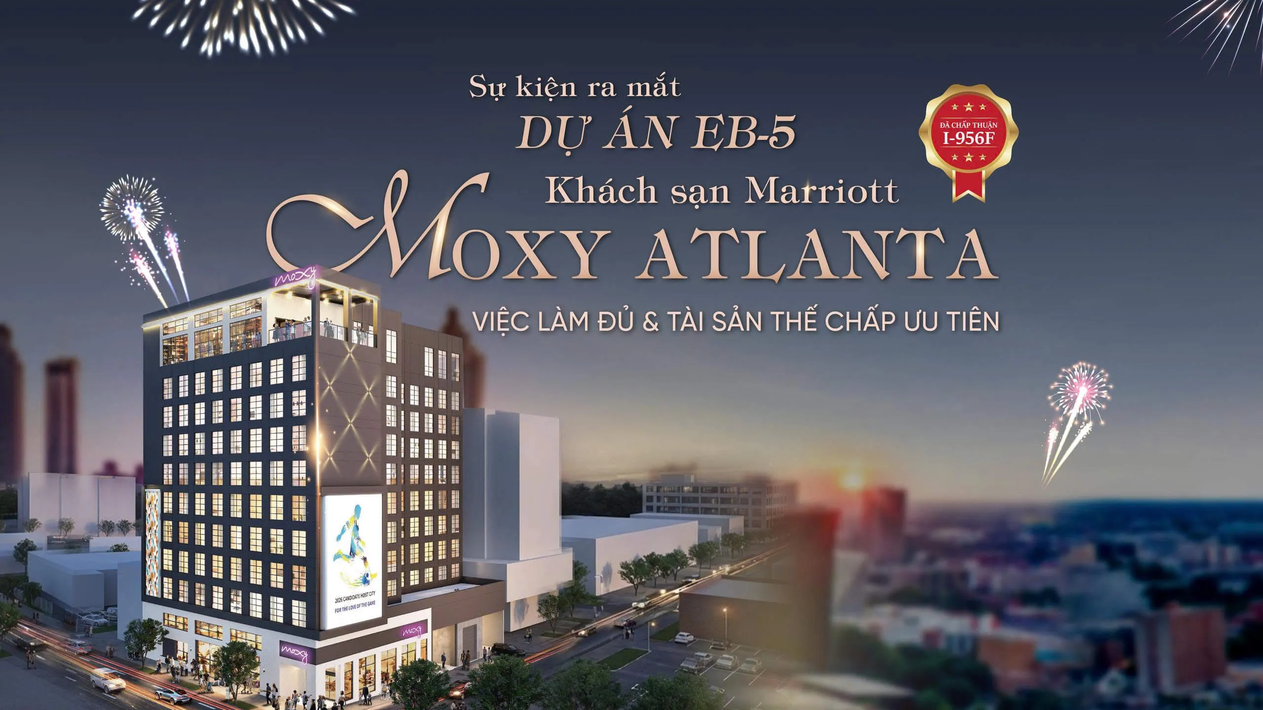 Sự kiện ra mắt dự án EB-5 Khách sạn Moxy Atlanta