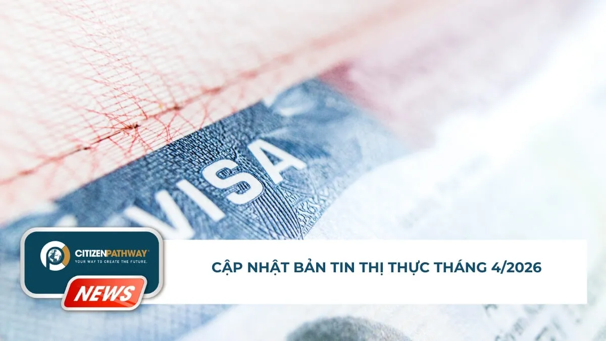 Cập nhật bản tin thị thực Visa Bulletin tháng 4/2026: EB-5 duy trì Current, EB-2 và EB-3 tăng mạnh