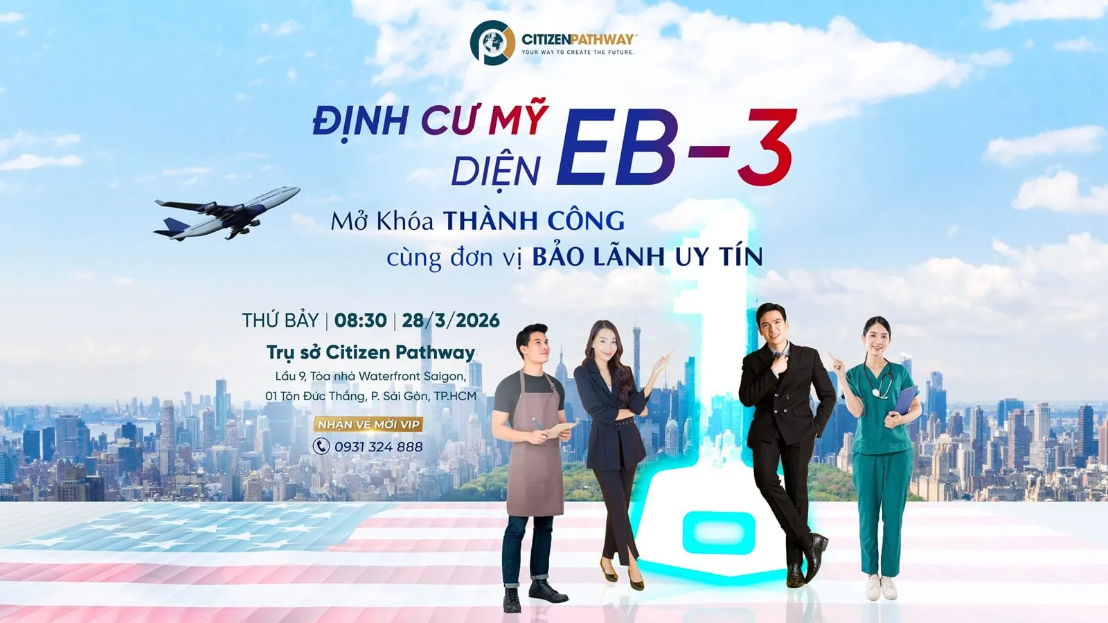 Định cư Mỹ EB3 - Mở khoá thành công cùng đơn vị bảo lãnh uy tín