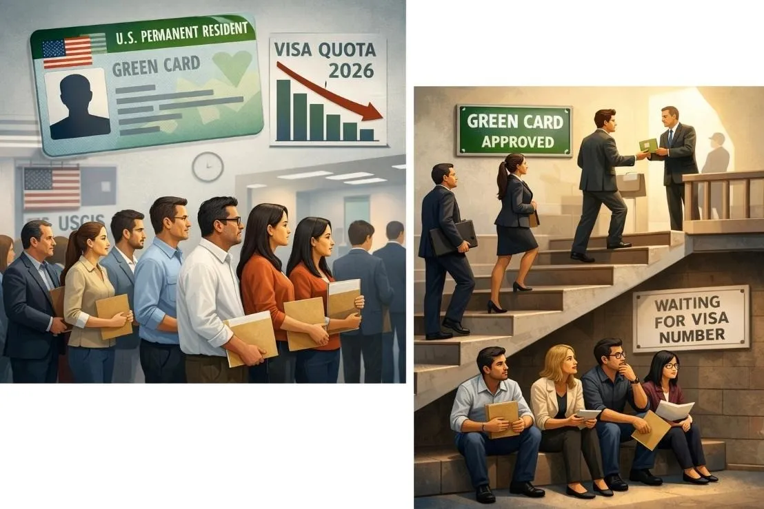 Vì sao tốc độ cấp thẻ xanh năm 2026 chịu áp lực lớn?