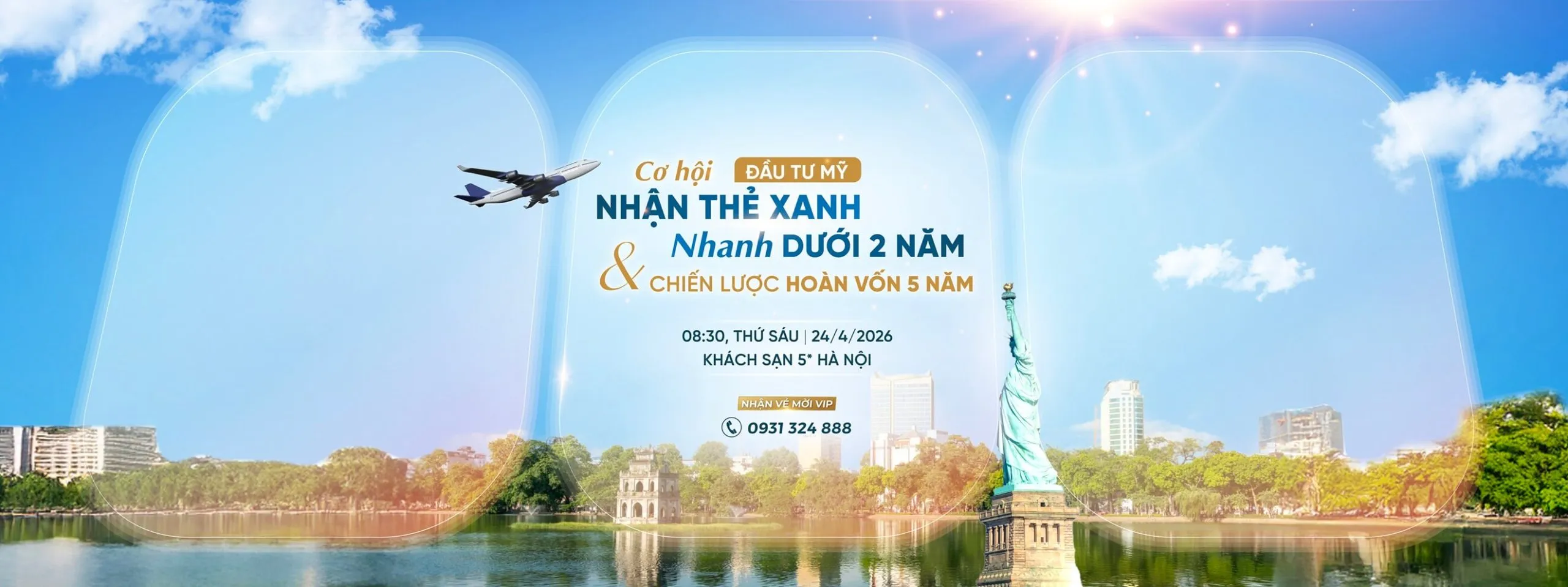 Cơ hội nhận thẻ xanh nhanh dưới 2 năm - 24/4/2026 tại Hà Nội