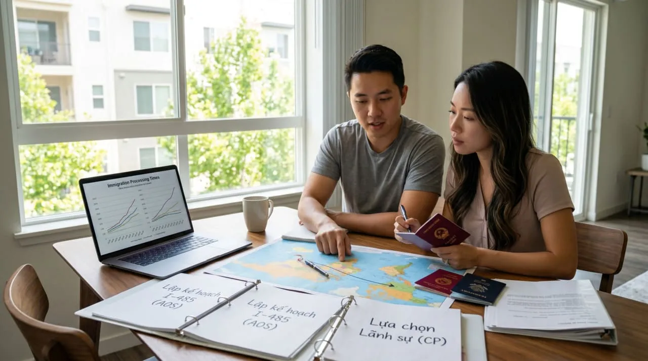 Thông Báo Mới Của USCIS Về Adjustment of Status (AOS): Xu Hướng Triển Khai Và Tác Động Thực Tế Đến Đương Đơn Thẻ Xanh