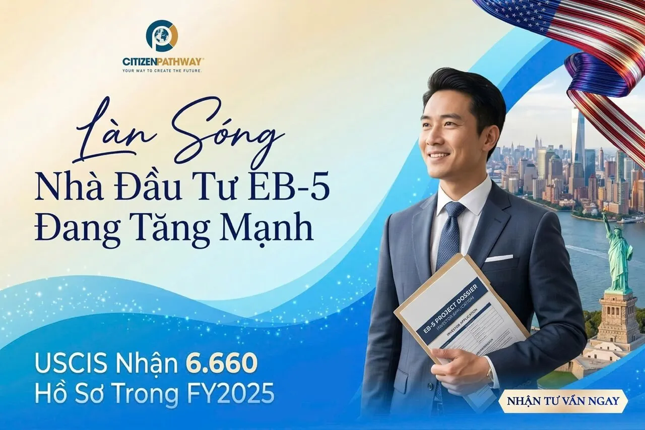 Phân tích dữ liệu Mẫu I-526E và I-526 FY2025: Lượng hồ sơ nộp kỷ lục, số hồ sơ được xét duyệt tăng mạnh