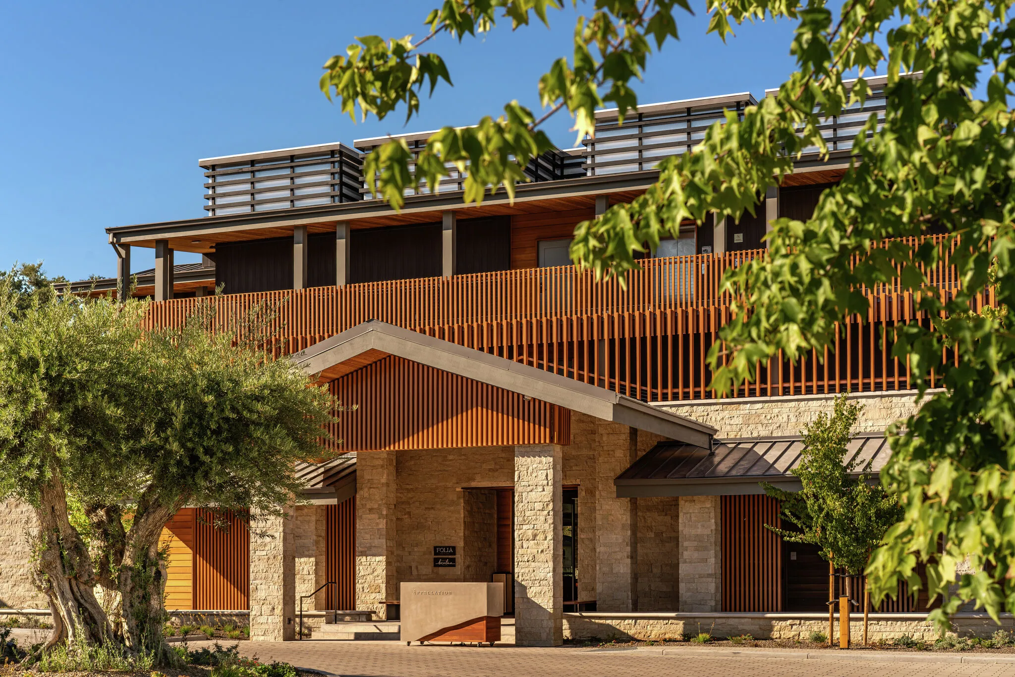 Lối vào Appellation Healdsburg tại Healdsburg California