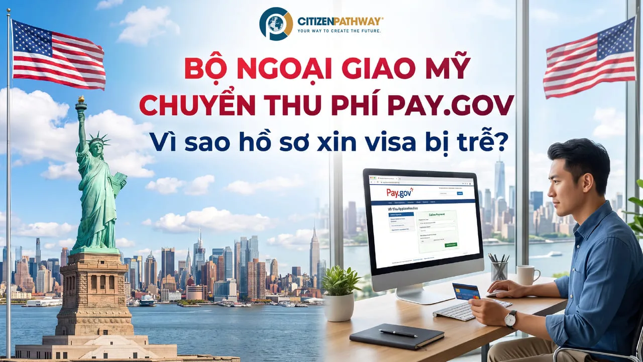 Bộ Ngoại giao Mỹ chuyển thu phí sang Pay.gov: Vì sao hồ sơ xin visa bị trễ?