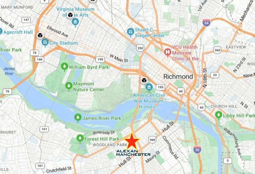 Vị trí dự án Alexan Manchester
