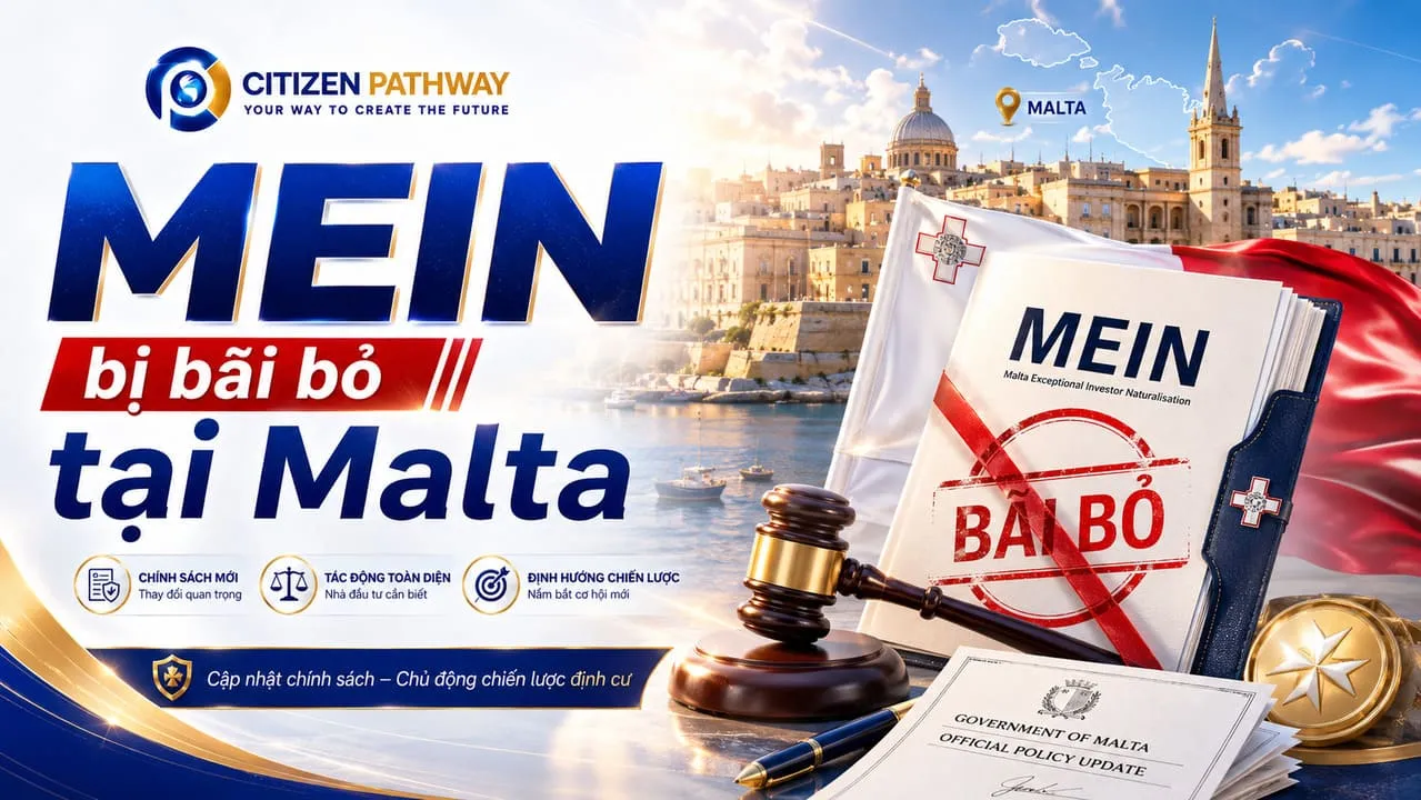 MEIN bị bãi bỏ tại Malta: Điều gì thay thế chương trình quốc tịch đầu tư?