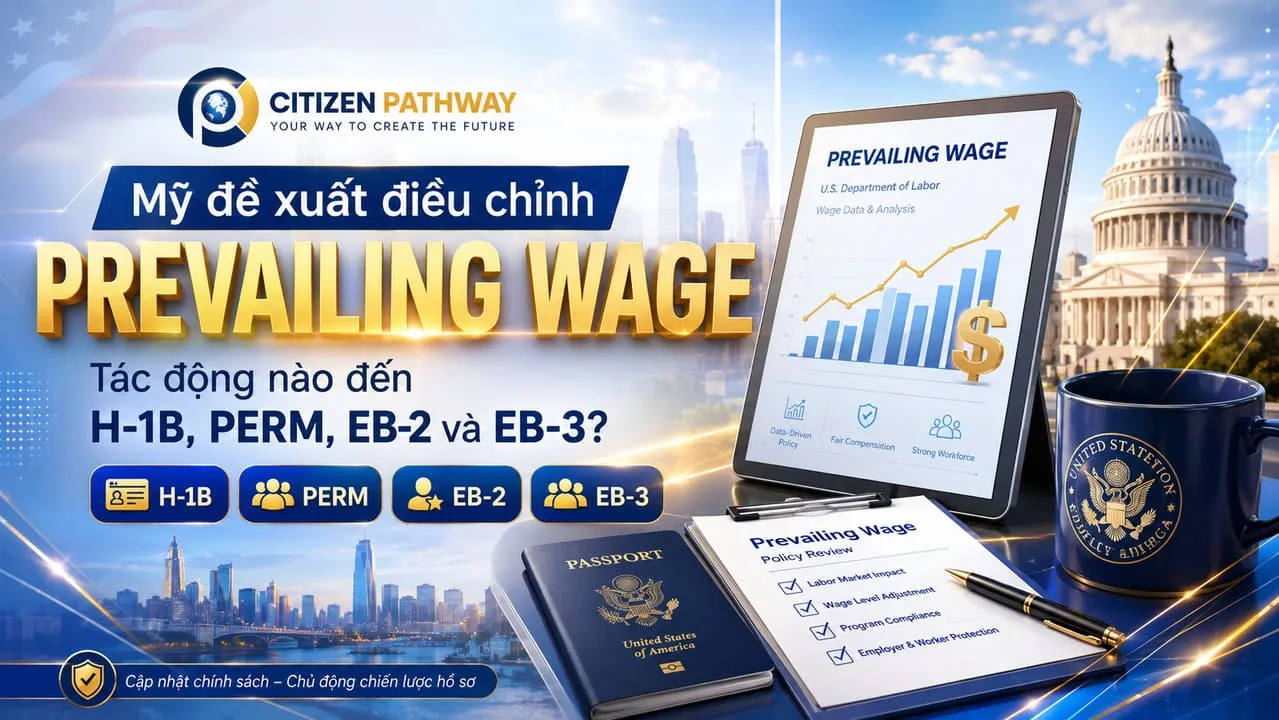 Mỹ đề xuất điều chỉnh prevailing wage: Tác động nào đến H-1B, PERM, EB-2 và EB-3?