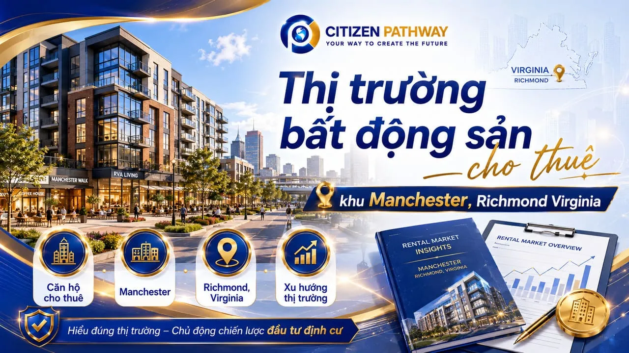 Thị trường bất động sản cho thuê khu Manchester, Richmond Virginia: Điều nhà đầu tư EB-5 cần biết
