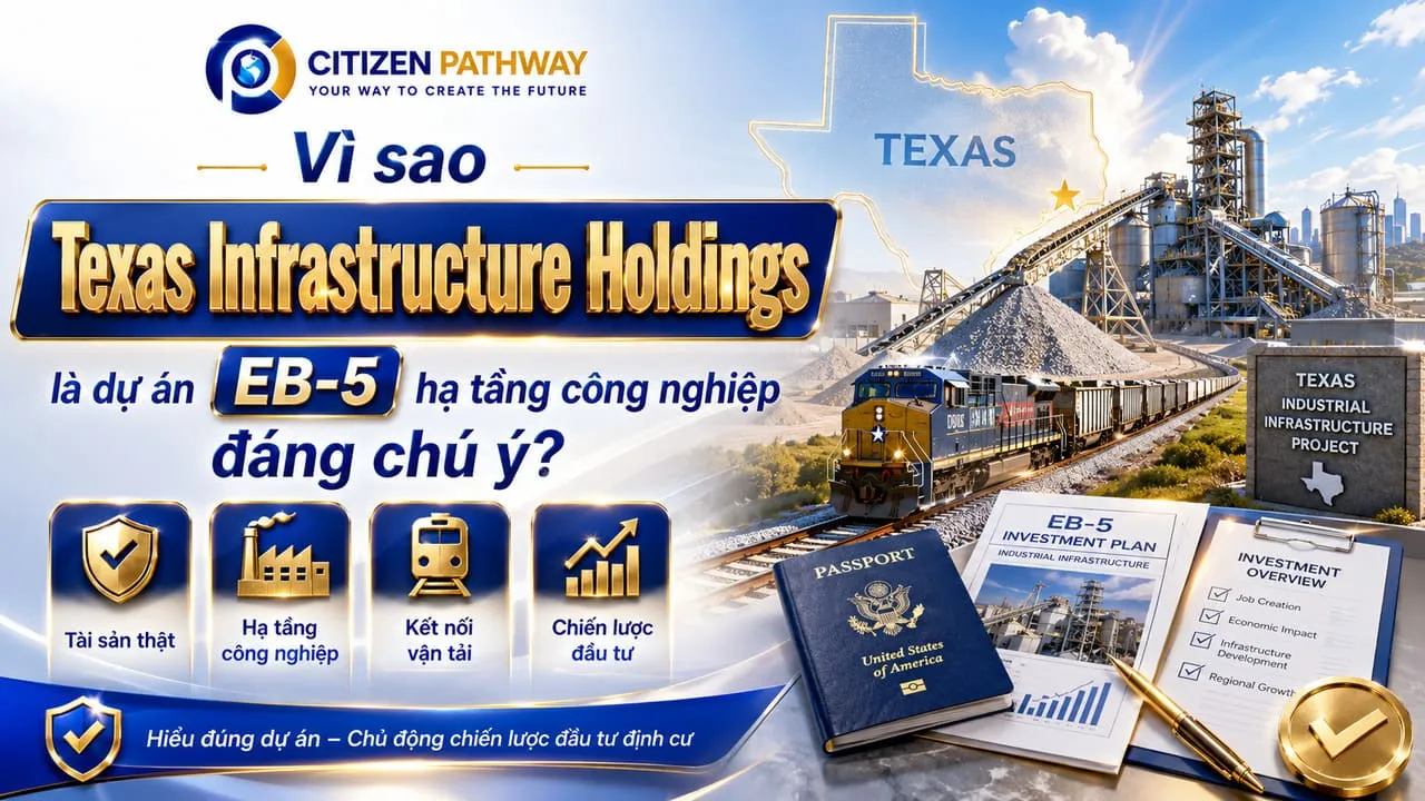 Vì sao Texas Infrastructure Holdings (TIH) là dự án EB-5 hạ tầng công nghiệp đáng chú ý?