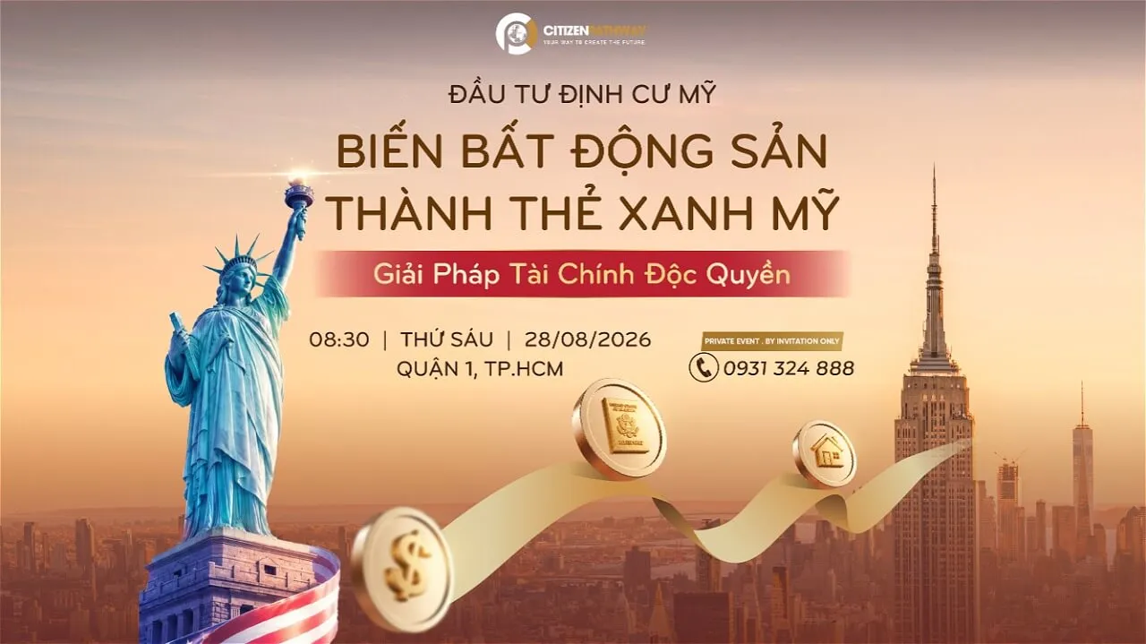 Đầu tư định cư Mỹ - Biến Bất Động Sản thành Thẻ Xanh Mỹ