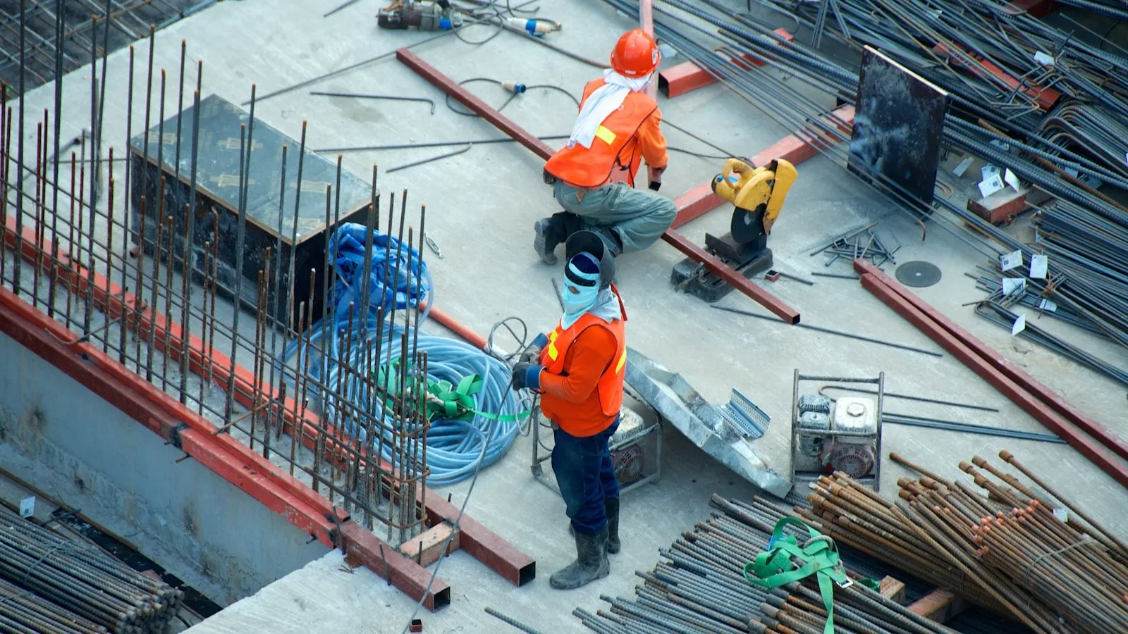 Công trường xây dựng minh họa kế hoạch tạo việc làm của dự án EB-5