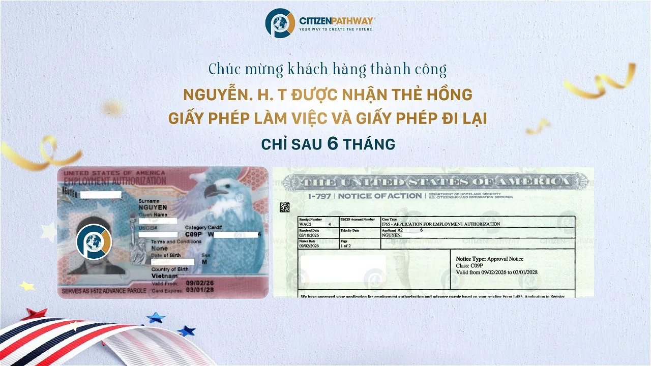 Hành Trình Chạm Tay Đến Tấm Thẻ Hồng Sau 6 Tháng Của Nguyễn H.T: Khi Cánh Cửa Tự Do Mở Ra Nơi Xứ Sở Cờ Hoa