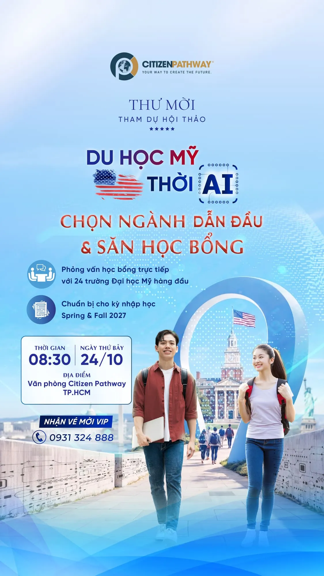 Du học Mỹ thời AI