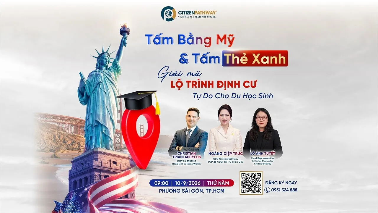 Tấm Bằng Mỹ và Tấm Thẻ Xanh - Giải mã lộ trình định cư cho du học sinh