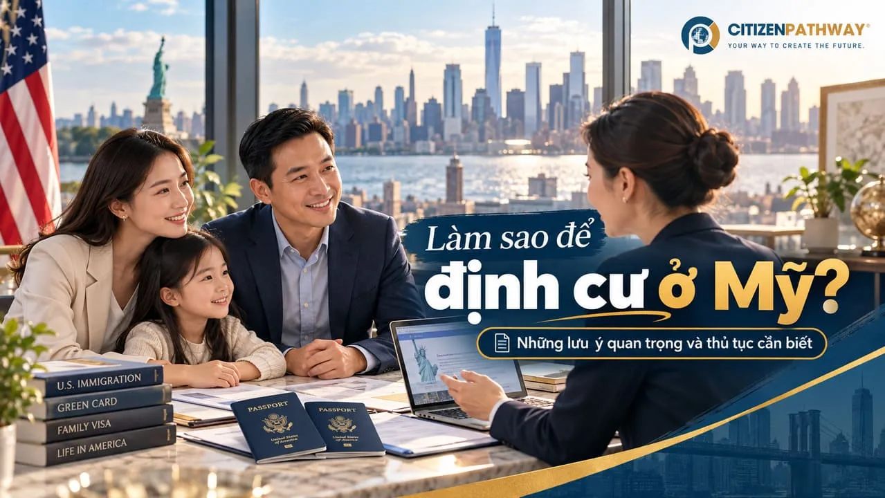 Muốn định cư Mỹ cần những gì? Những lưu ý quan trọng và thủ tục cần biết