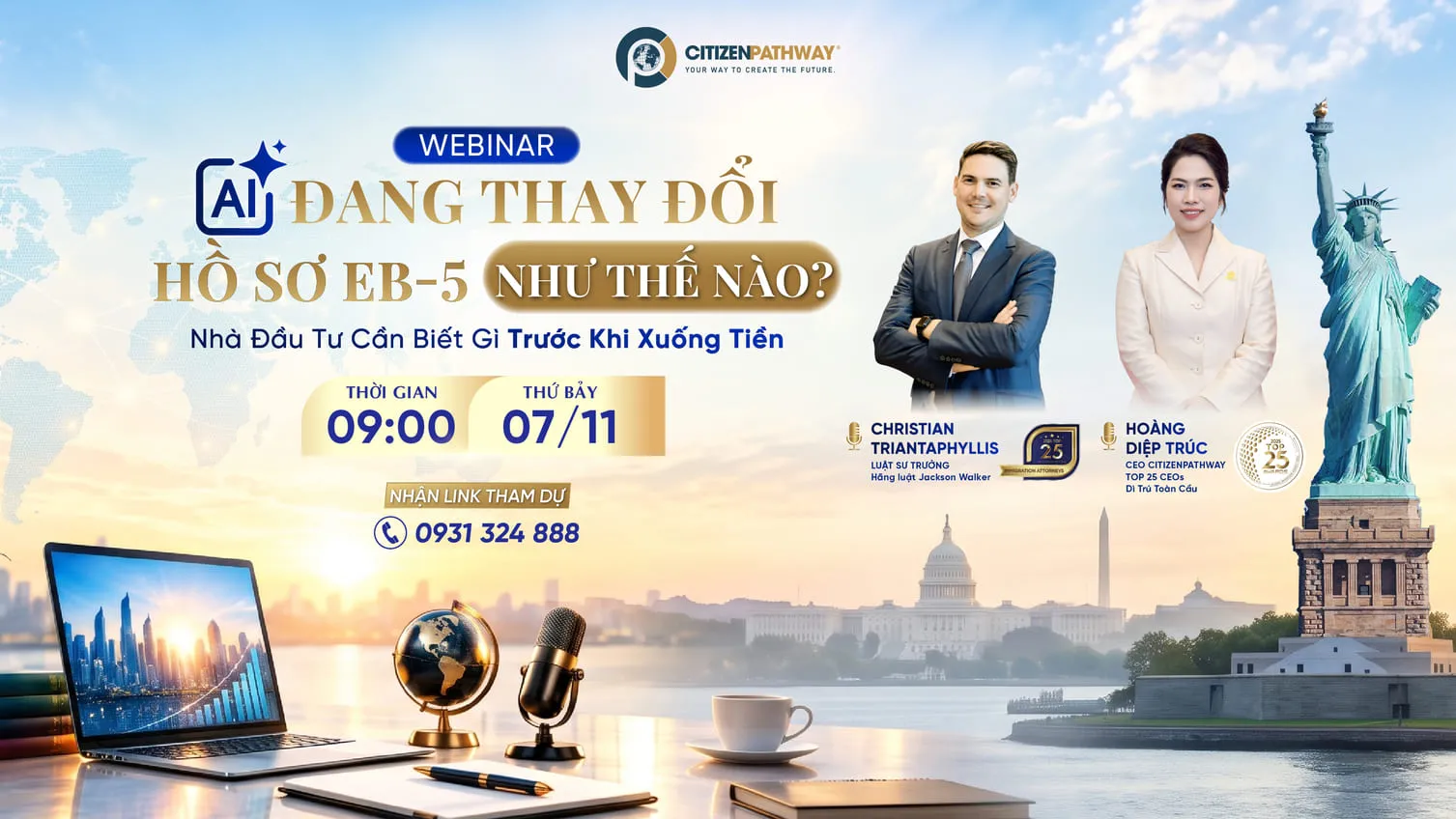 Webinar: AI đang thay đổi hồ sơ EB-5 như thế nào?